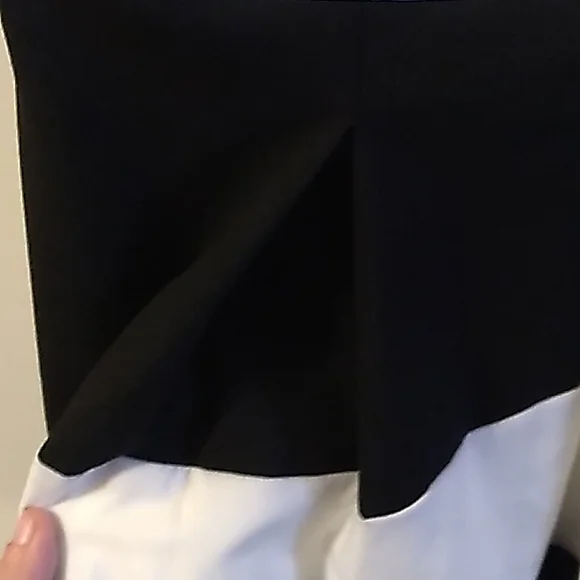 Lauren Ralph Lauren Size 12 Black and White Dress - Picture 4 of 6